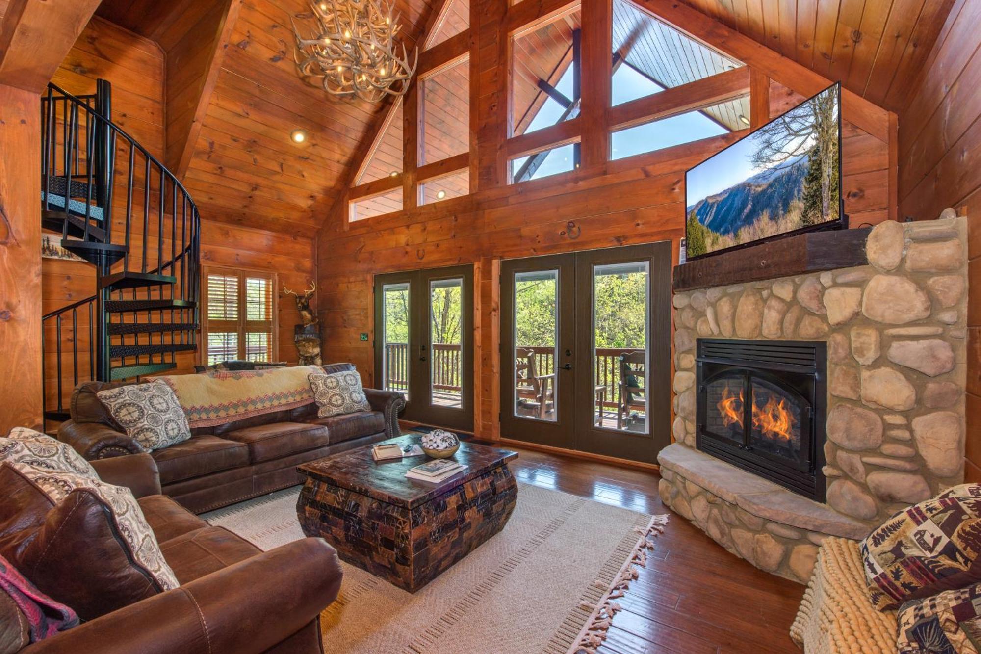 The Buckhorn By Stony Brook Cabins Gatlinburg Bagian luar foto